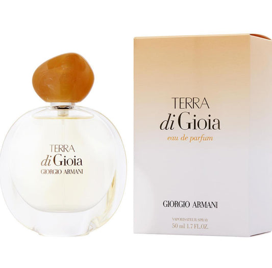 Giorgio Armani TERRA DI GIOIA Eau De Parfum Spray 1.7oz / 50ml New box-Unsealed