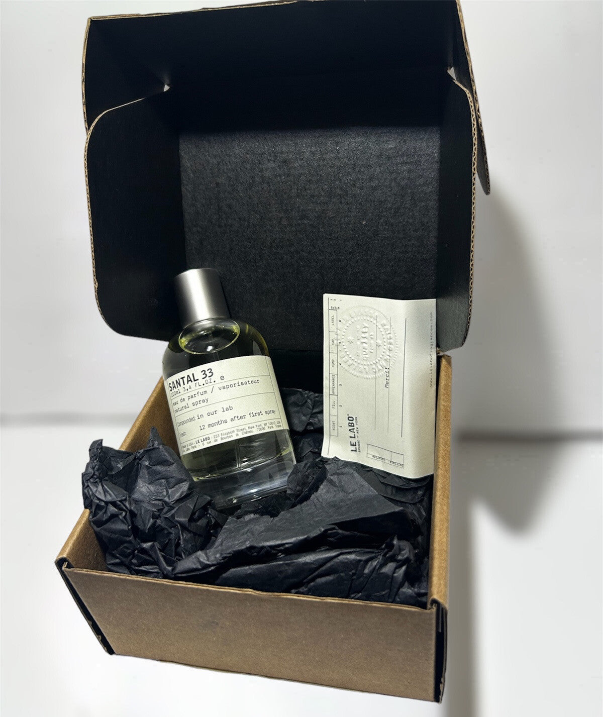 Le Labo Santal 33 3.4 Oz Unisex Eau de Parfum Spray - New Unsealed Box