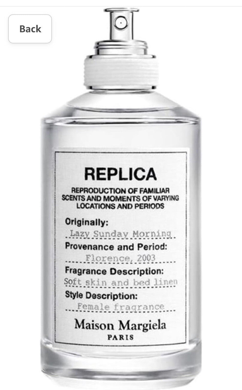 Replica Lazy Sunday Morning By Maison Margiela EDT Spray 3.4 Oz. NEW-UNSEALED