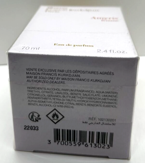 Maison Francis Kurkdjian Amyris Femme 2.4oz Women's EDP-SEALED