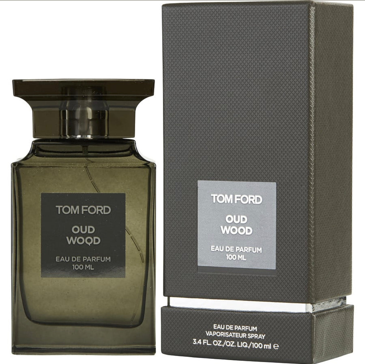 Tom Ford Oud Wood Eau De Parfum Spray 3.4oz - New Unsealed
