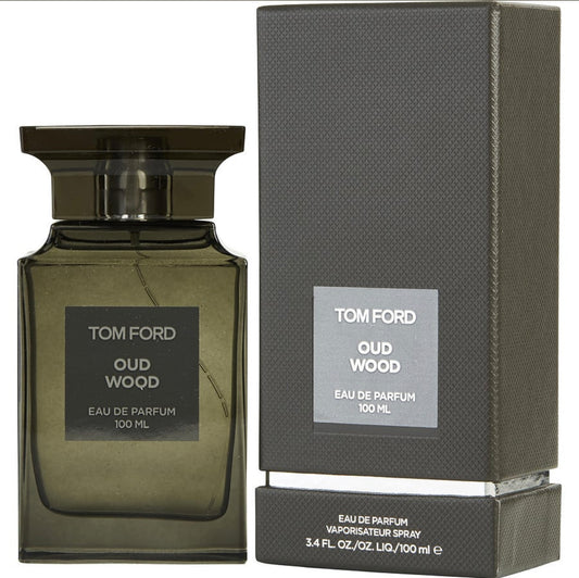 Tom Ford Oud Wood Eau De Parfum Spray 3.4oz - New Unsealed